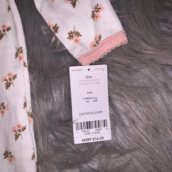 ✨HOST PICK✨ Carter’s Infant Girl’s Floral One Piece - Picture 2 of 5